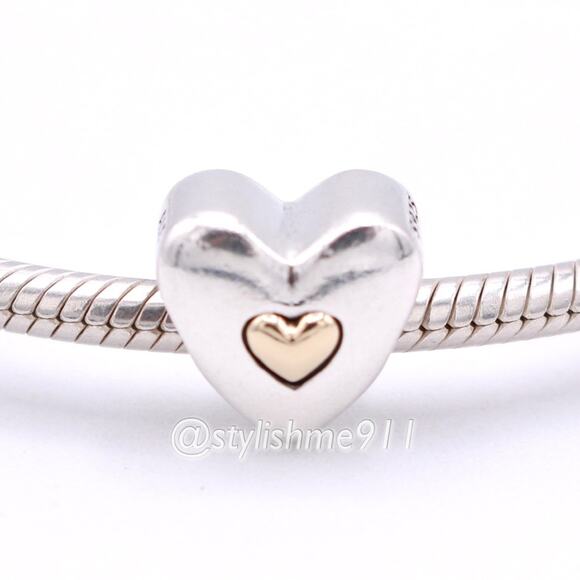 Authentic Pandora Happy Anniversary Heart Charm - 791290 - Picture 1 of 13